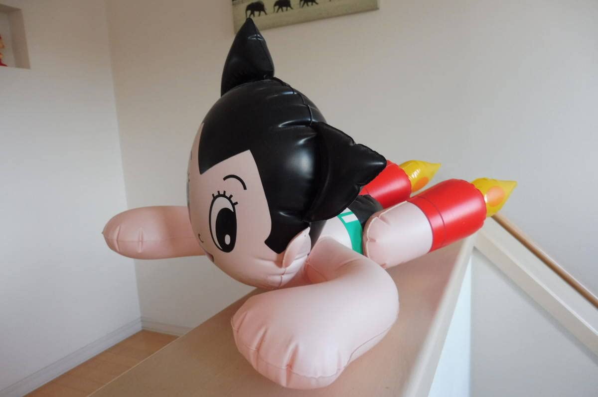 鉄腕アトム 三菱乾電池 非売品店頭用ポップ約151cm空気ビニール人形