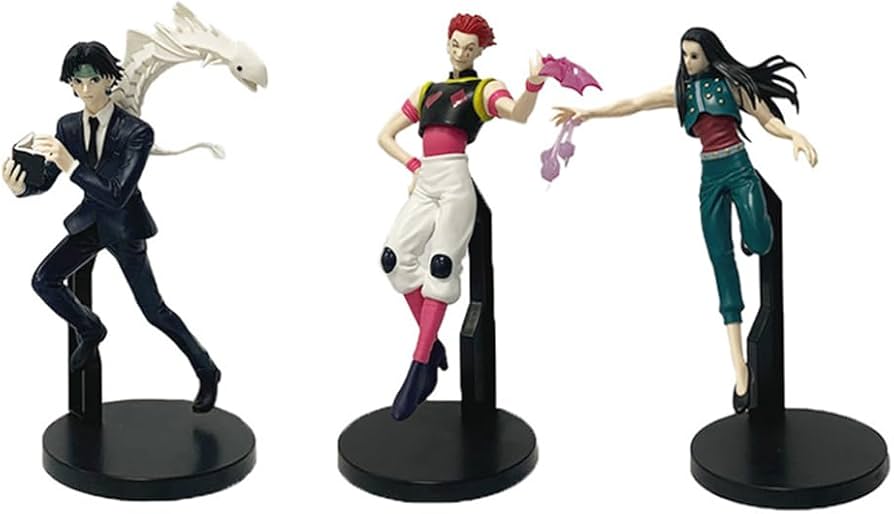 HUNTER×HUNTER ひっかけフィギュア ヒソカ イルミ クロロ セット