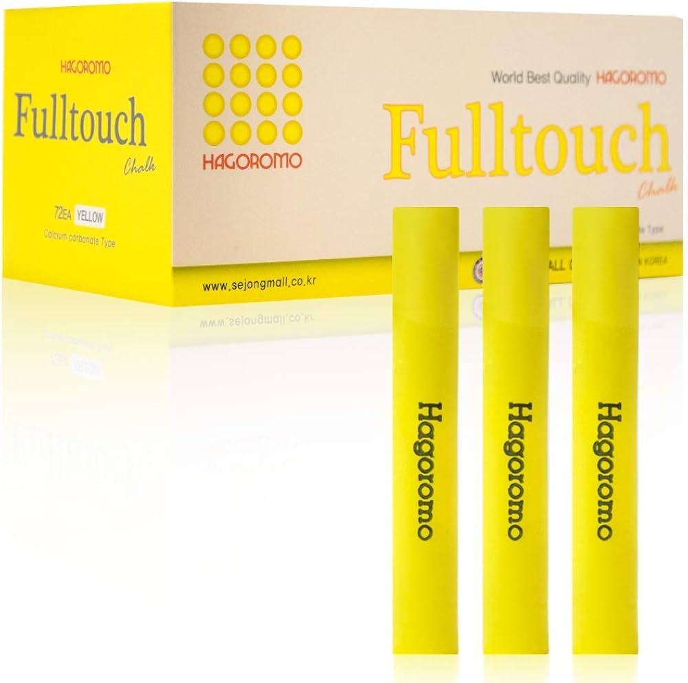 Amazon | [羽衣]HAGOROMO フルタッチチョーク黄色72本入 (Fulltouch