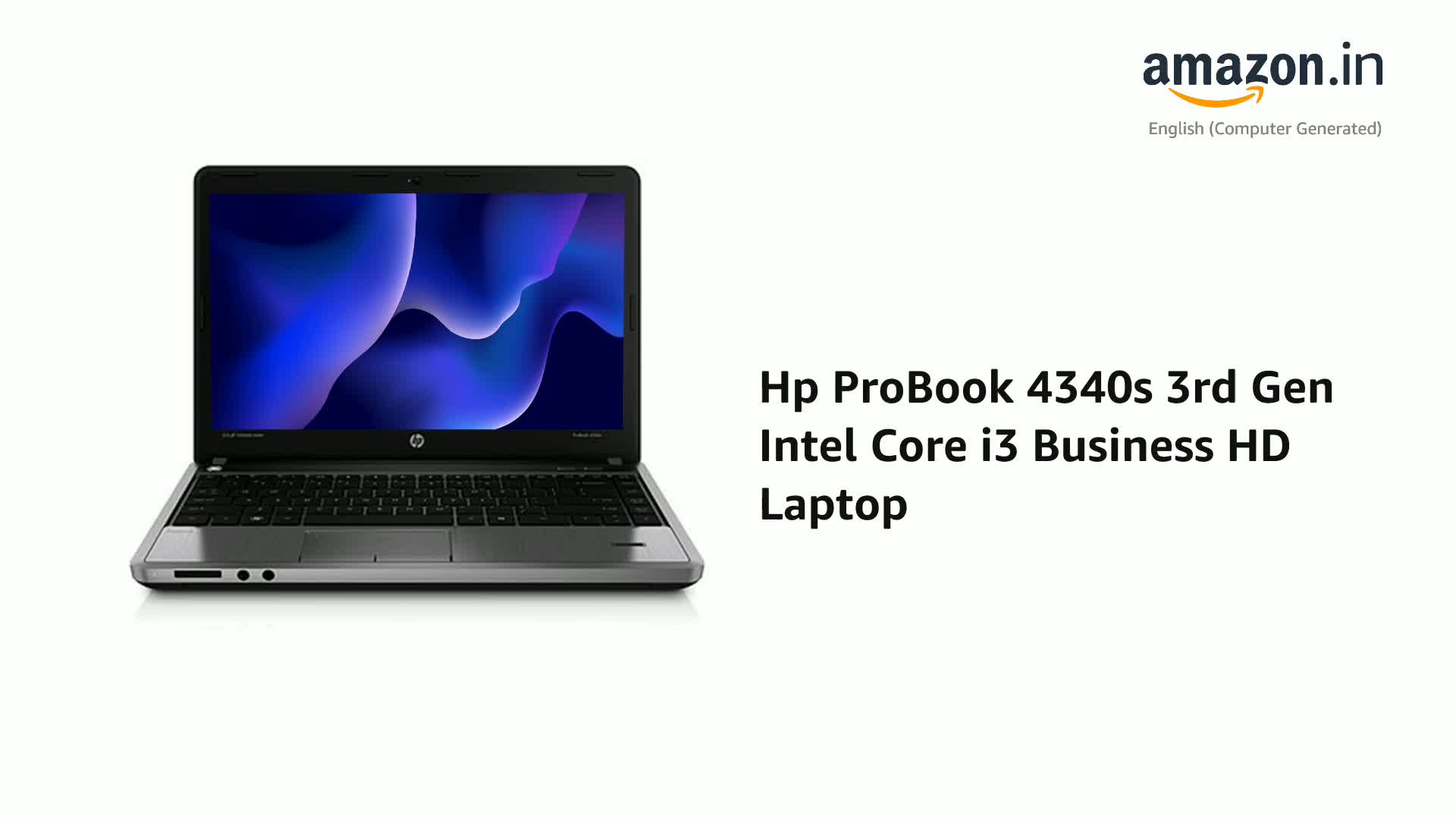 Refurbished) Hp ProBook 4340s 3rd Gen Intel Core i3 Business HD
