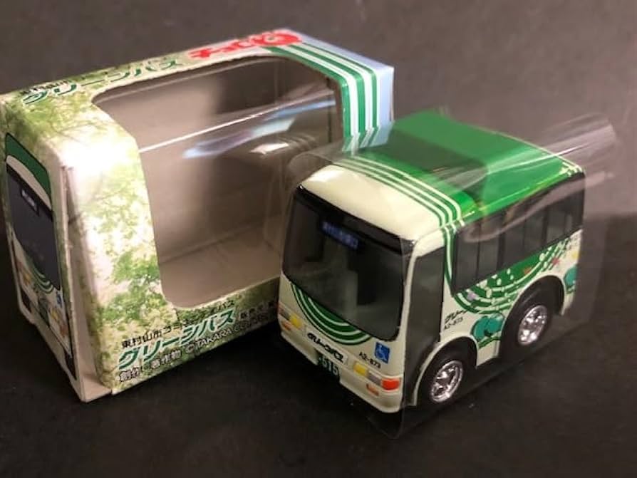 特注チョロQ まちづくり福井(株) すまいるバス（グリーン）6個セット