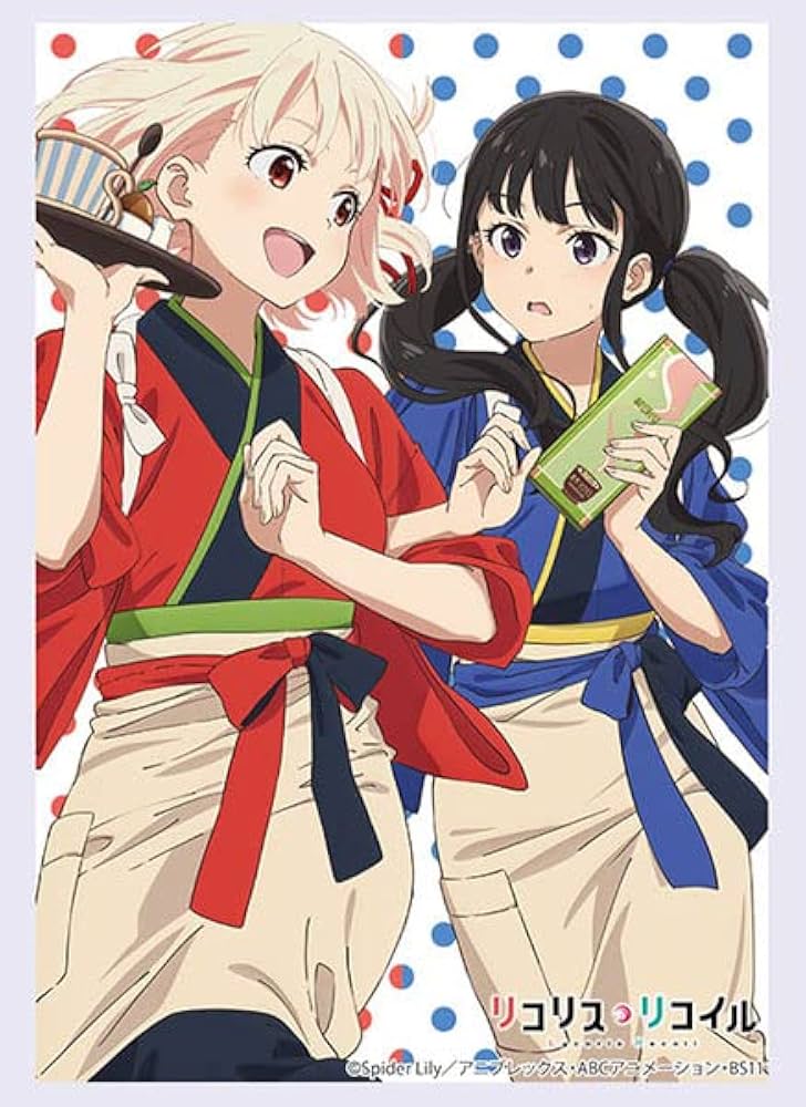 リコリス・リコイル 千束＆たきな スリーブ プレイマット ミッドナイト