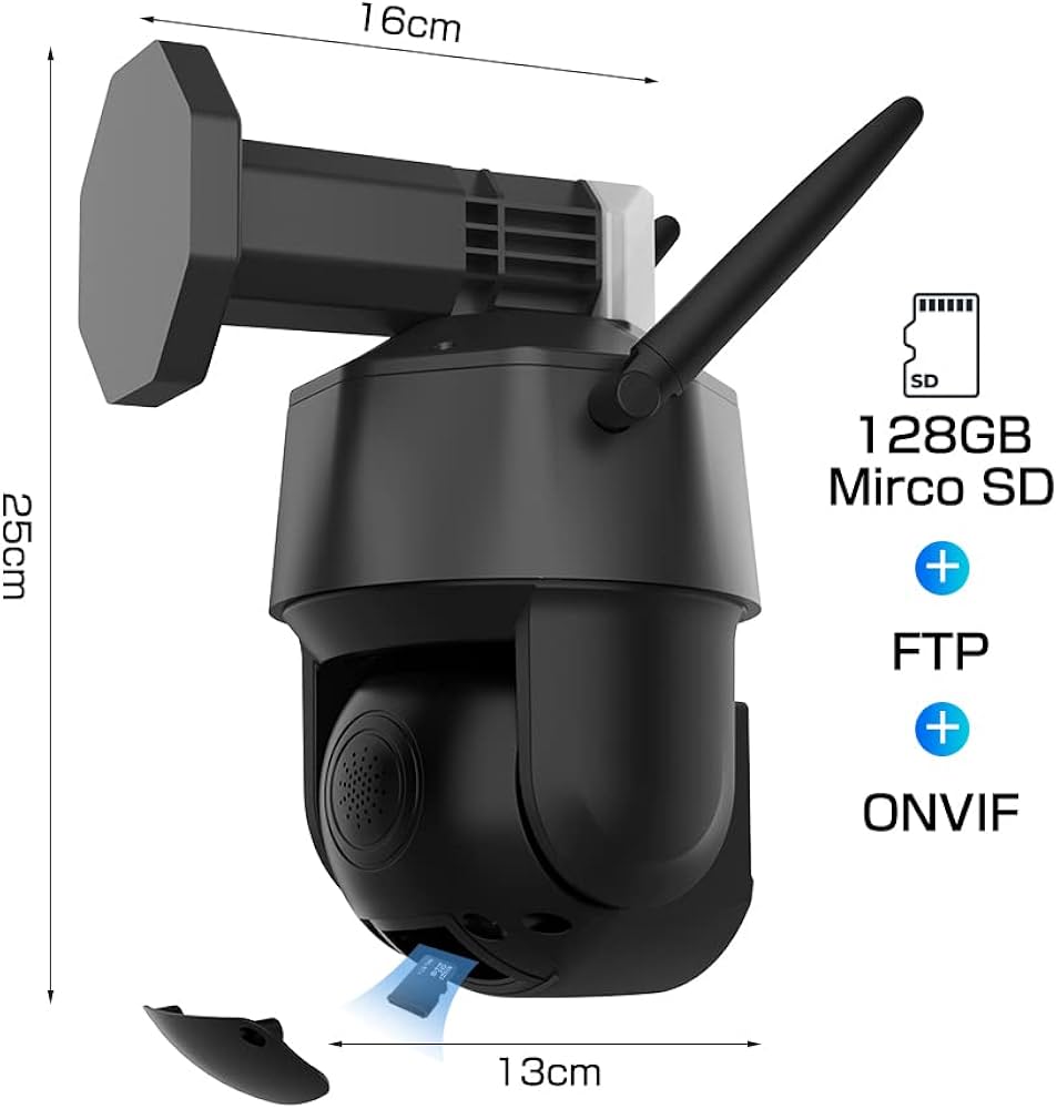 Amazon.co.jp: 【 30倍光学ズーム】 Ctronics 防犯カメラ 屋外 AI検知