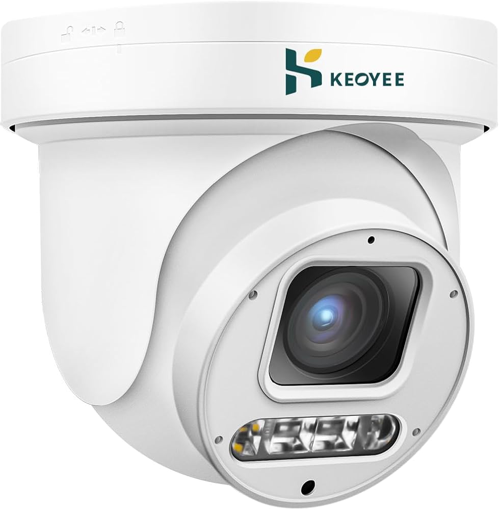 Amazon.co.jp: 【強化版800万画質・夜間カラー撮影】KEOYEE 防犯カメラ