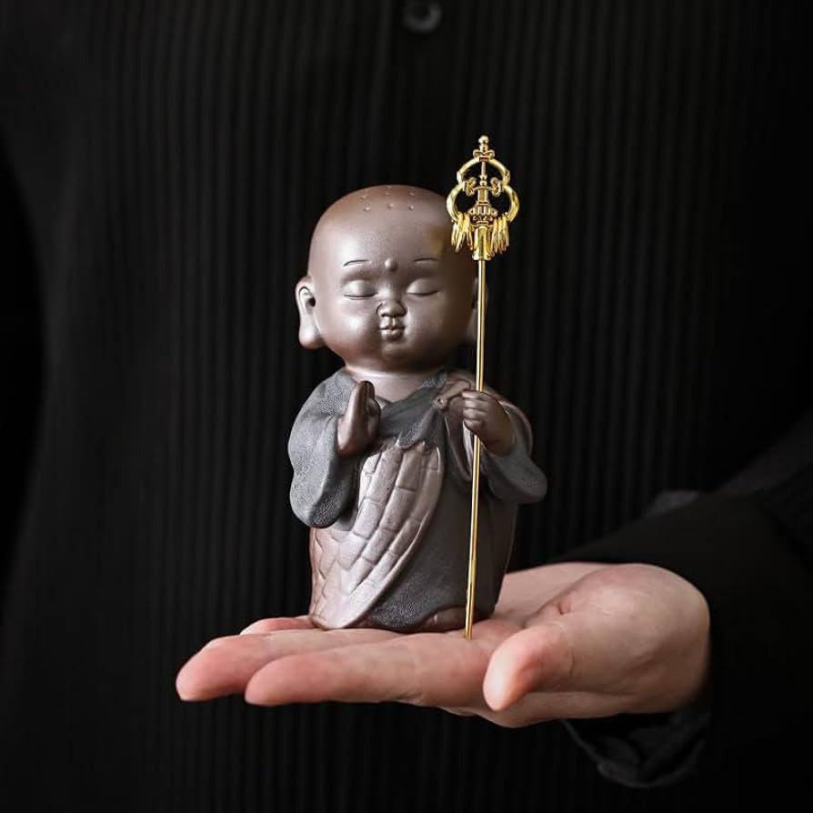 極上品 陶器製 地蔵菩薩立像 可愛い 仏像 水子供養 お地蔵様 開運