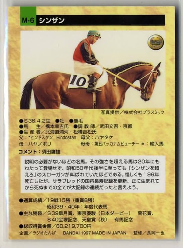 競馬1996年サラブレッドカード 約668枚 【公式通販】
