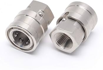 Amazon | ステンレス製 3/8ワンタッチカプラ オスメスセット ロック