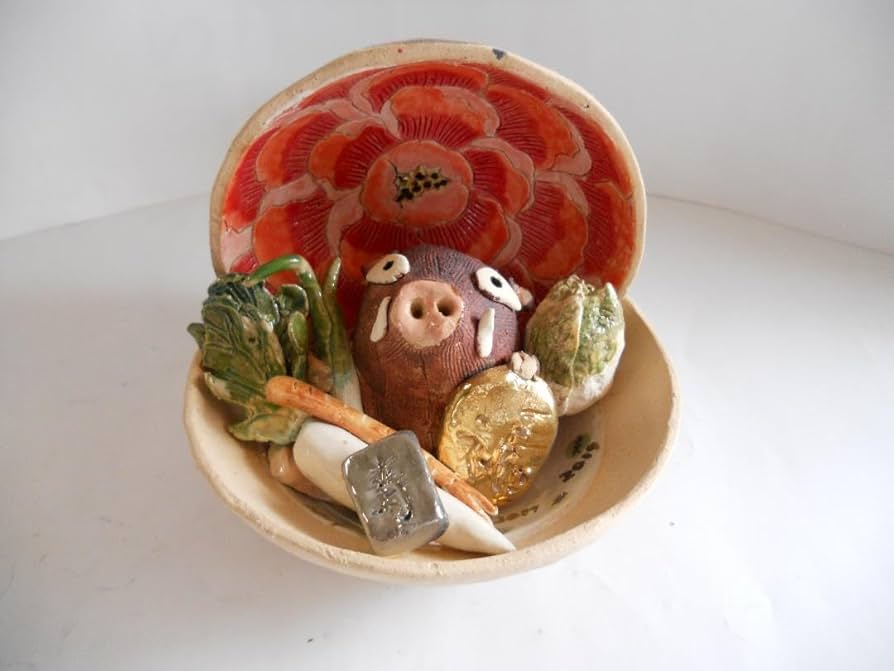 Amazon.co.jp: 干支置物 亥 亥年 2019 新進気鋭 の 陶芸作家 前田晶子