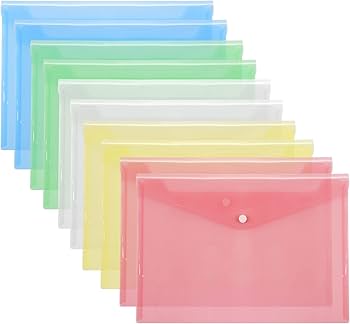 Amazon.co.jp: Toplive 10枚 クリアファイル A5 クリアホルダー