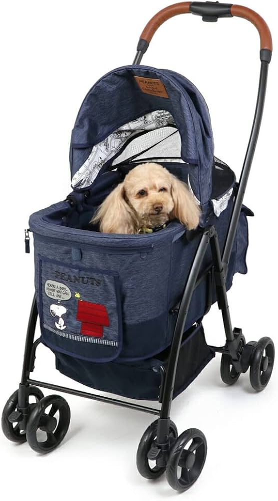 スヌーピー ハンドフル ペットカート 《ハッピーダンス柄》 / PET