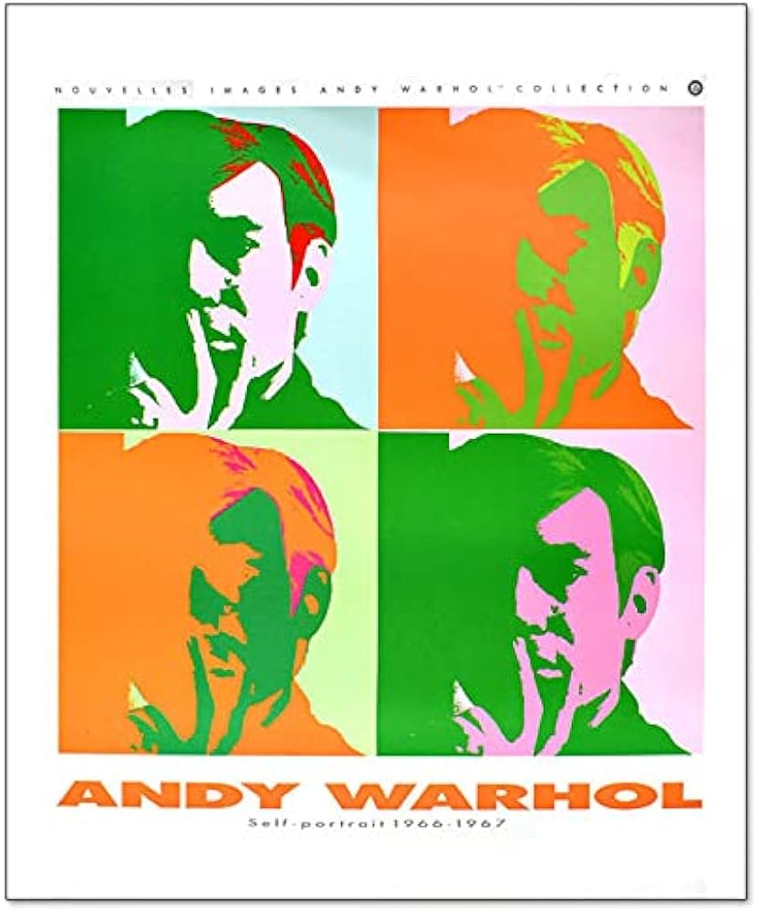 Amazon.co.jp: ポスター アンディ ウォーホル セルフポートレート