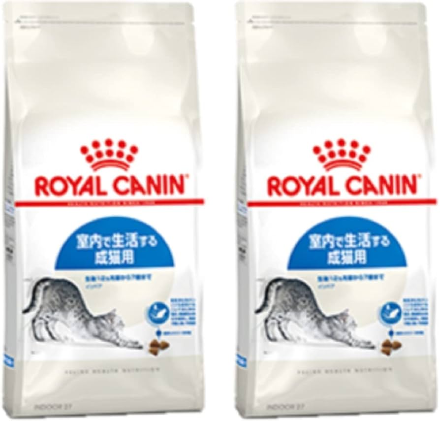 Amazon | ロイヤルカナン インドア27 室内で生活する成猫用 400g×2袋