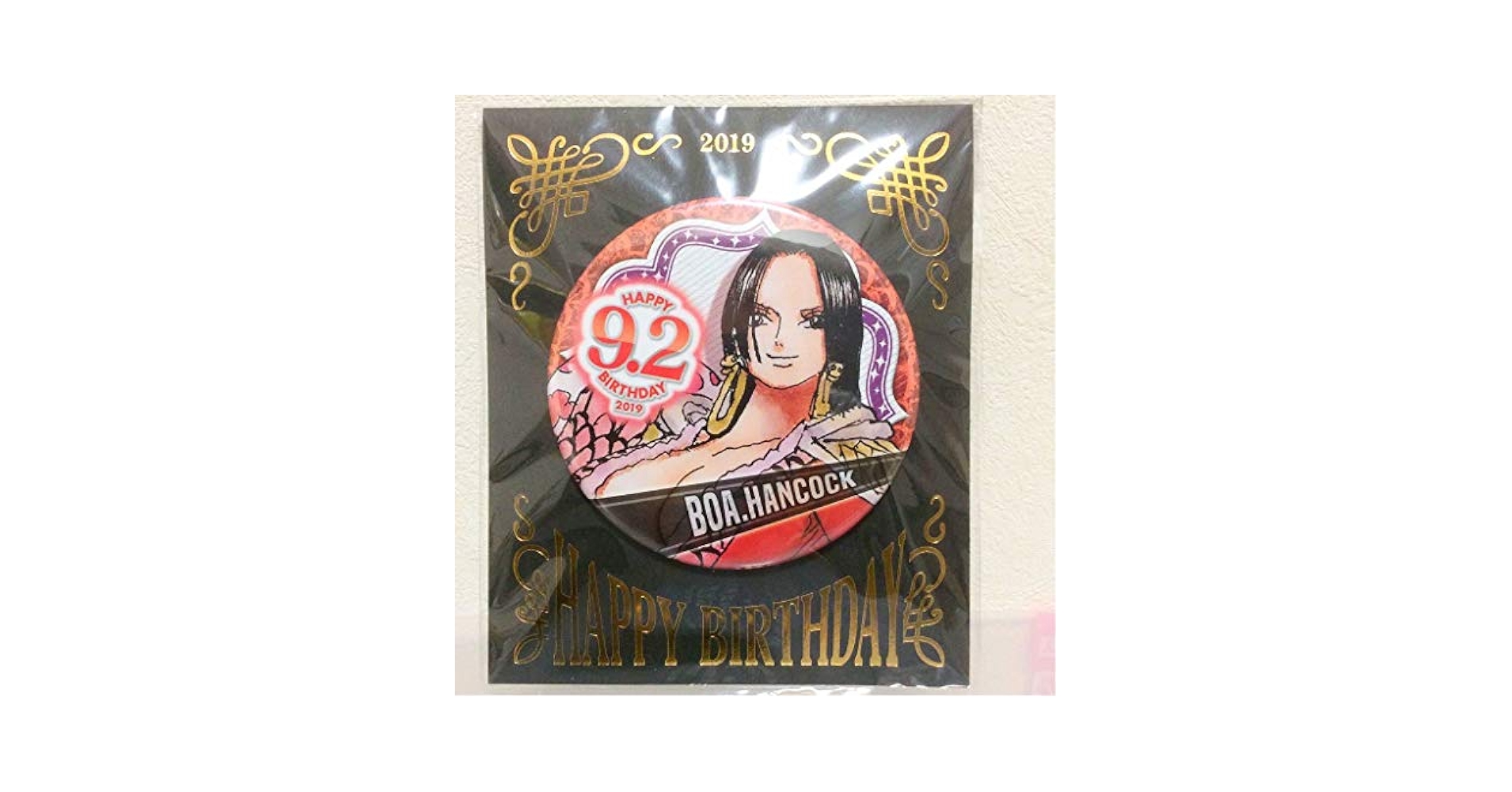 ワンピース ハンコック バースデイ缶バッジ 東京ワンピースタワー限定