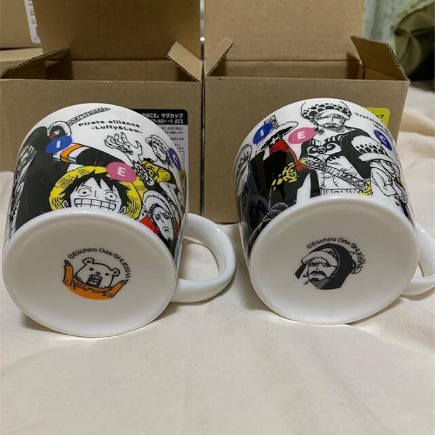 Hello ONEPIECE マグカップ 海賊同盟 ルフィ ロー