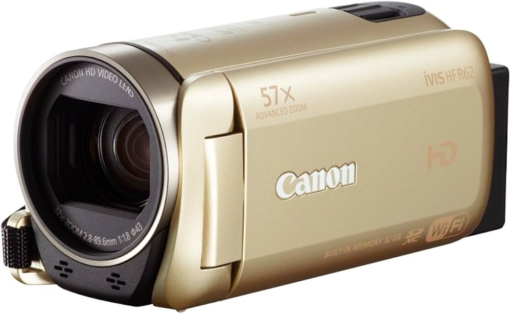 キヤノン Canon ビデオカメラ iVIS HF R62 光学32倍ズーム Amazon.co