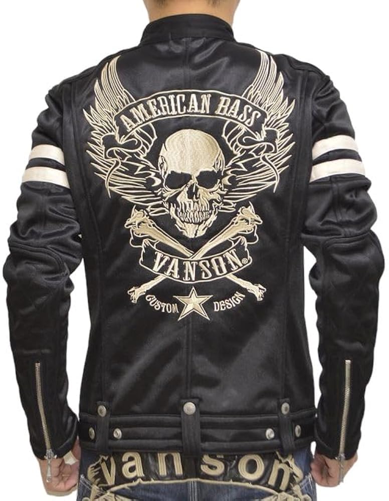 Amazon | [バンソン] ボンディング シングル ライダース ジャケット