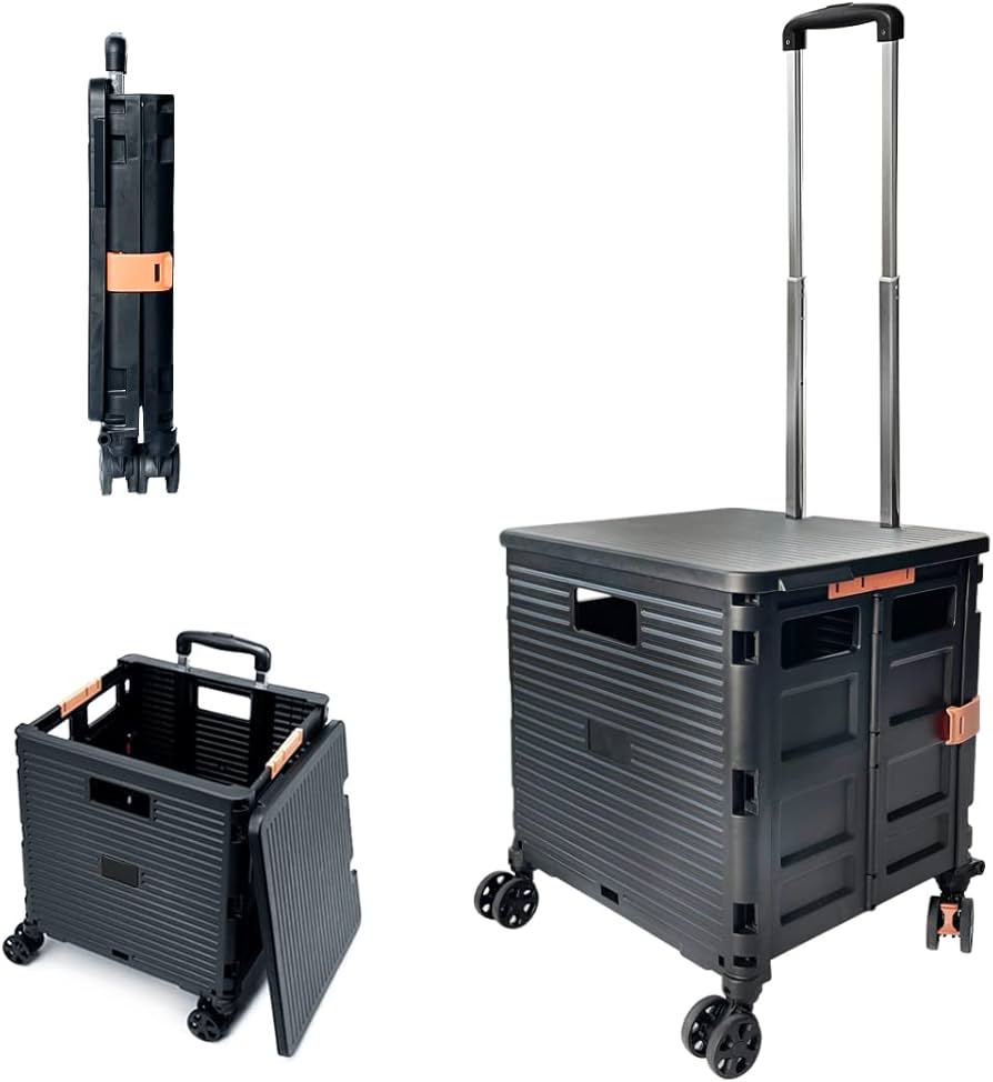 Amazon.co.jp: FUBO キャリーカート 折りたたみ ショッピングカート 4