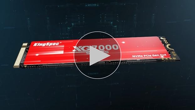 Amazon | KingSpec XG7000 1TB SSD M.2 NVMe 2280 PCIe Gen 4.0 x 4