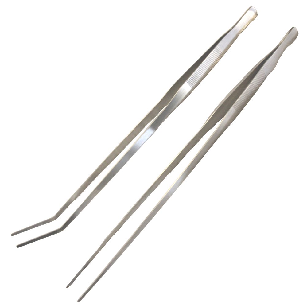 Amazon.co.jp: アクアリウム水草 ロングピンセット 48cm2本セット ADA