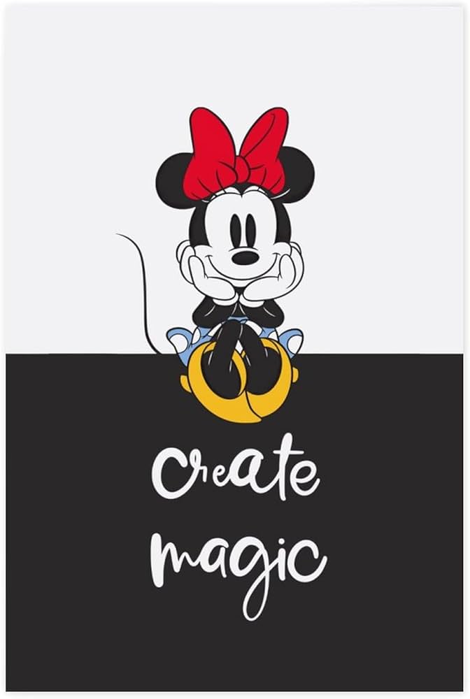 Amazon.co.jp: ミニーマウス ポスター 絵画 インテリア 壁紙用 壁紙