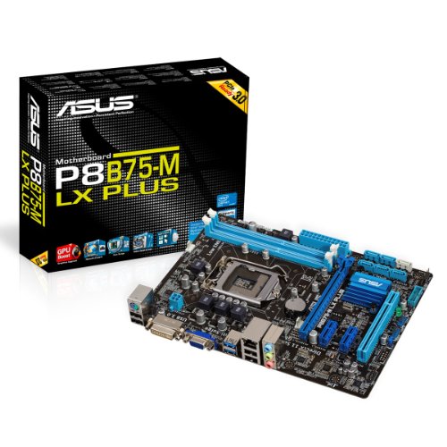 Asus P8B75-M LX PLUS Micro ATX LGA1155 Motherboard (P8B75-M LX