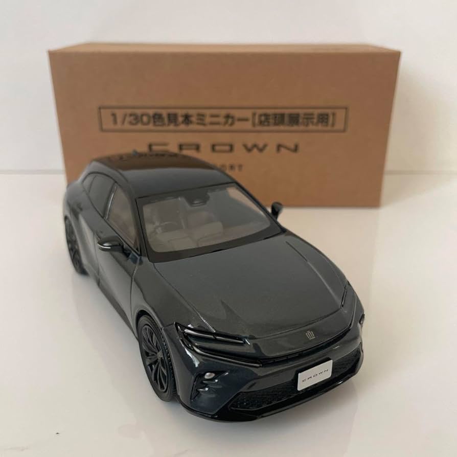 新型クラウンエステート ミニカー カラーサンプル ブラック 黒【非売品