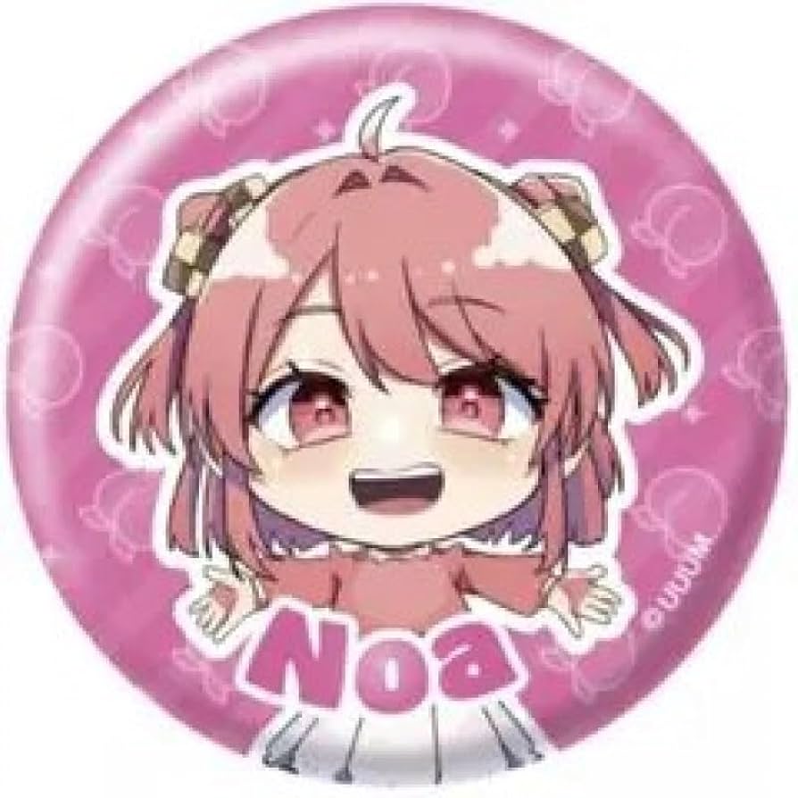 カラフルピーチ ラメキラ缶バッジ のあさん からぴち ダイナー