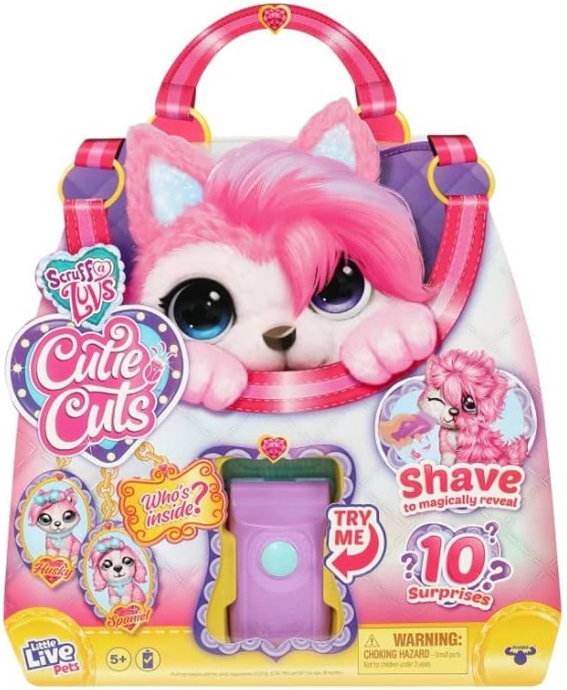 Amazon | Little Live Pets Scruff a Luvs Cutie Cuts Plush Rescue