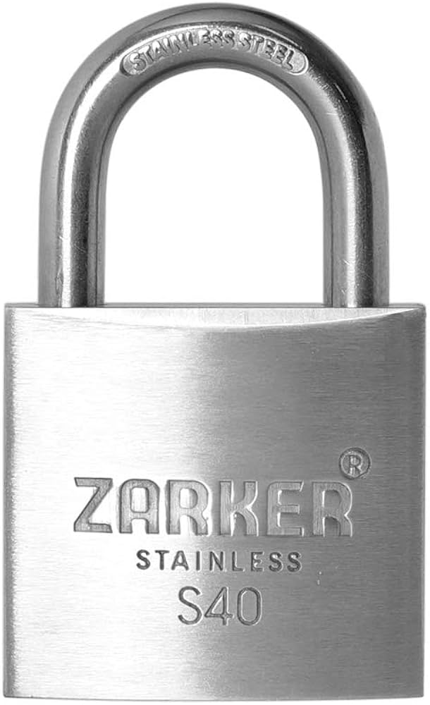 Amazon.co.jp: ZARKER ザーカー ステンレススチール製防錆南京錠