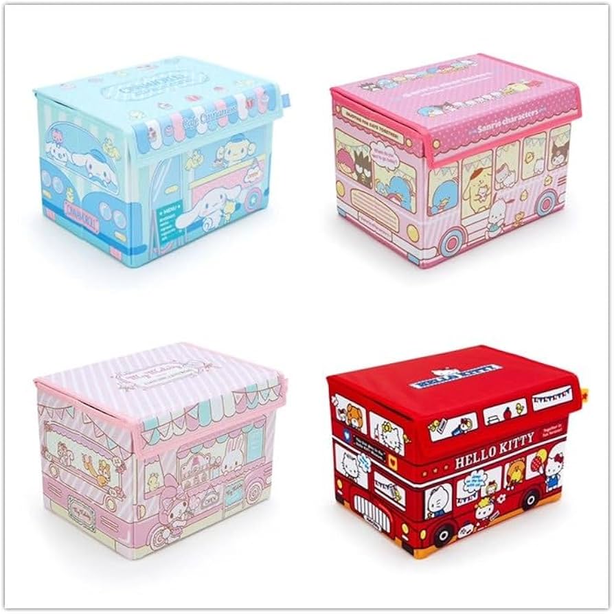 希少！ ハローキティ フタ付き収納ボックス コットン綿棒/アクセサリー