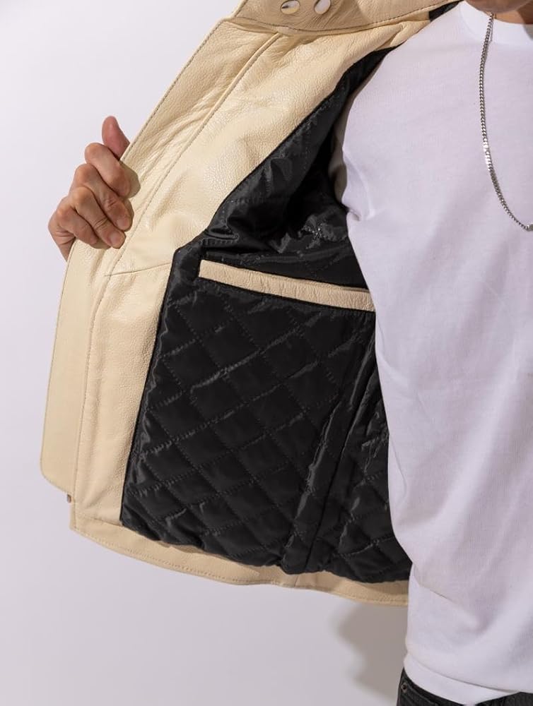 Amazon | フリーダムレザー 革ジャン バッファローレザー メンズ