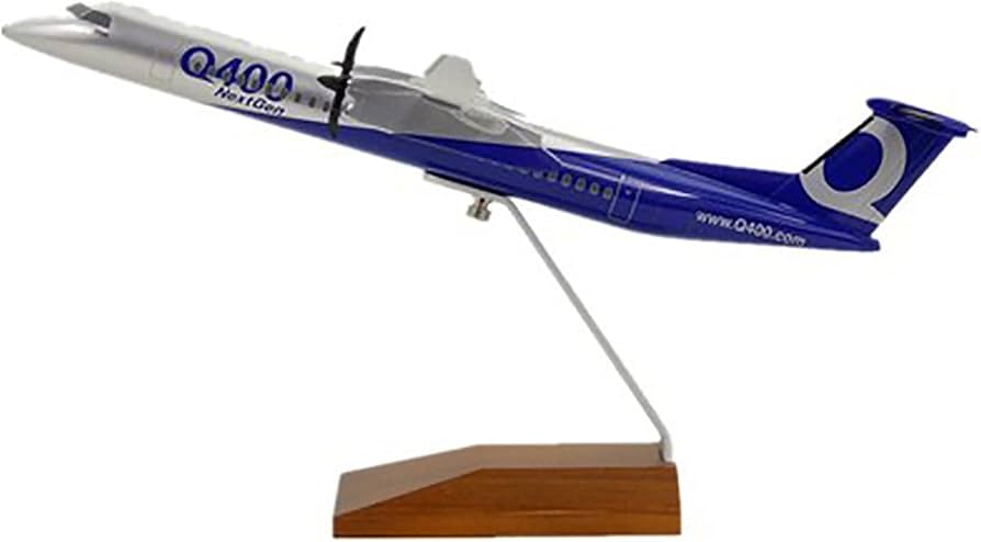 Amazon.co.jp: ボンバルディアダッシュ8 Q400 1/100飛行機モデルエア