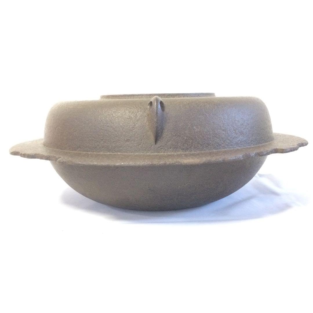 茶釜 肩七宝地紋 透木釜 釜師 佐藤清光 供箱付 銅蓋釜環付 YB2 茶道具