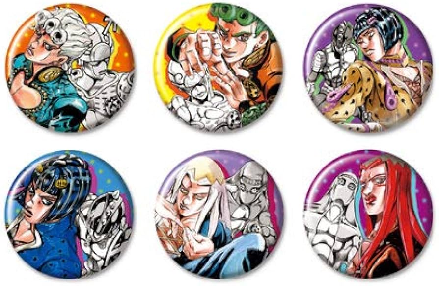 ジョジョの奇妙な冒険 ジョジョ展 缶バッジ ブチャラティ プロシュート
