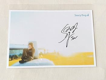 Amazon.co.jp: レアSaucy Dog サウシードッグ サイン入り ポストカード