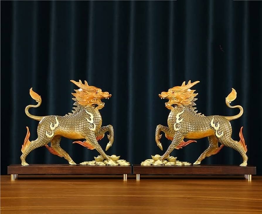 銅器 ライオン 居間 玄関 事務室 辟邪 開運風水 招財 装飾品 工芸品