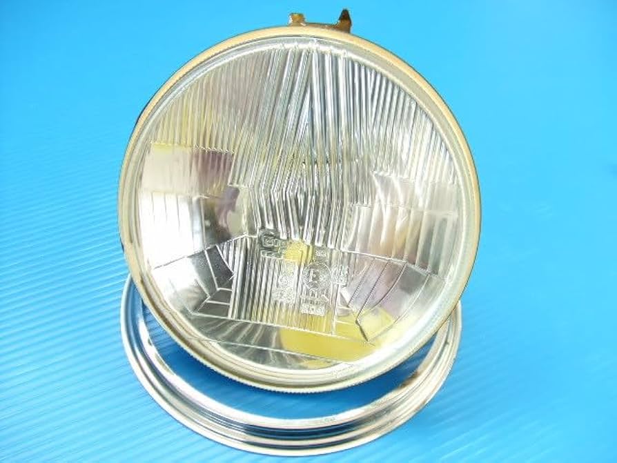 当時物IPF凹みレンズ付きヘッドライトASSY/イエローレンズシビエCIBIE