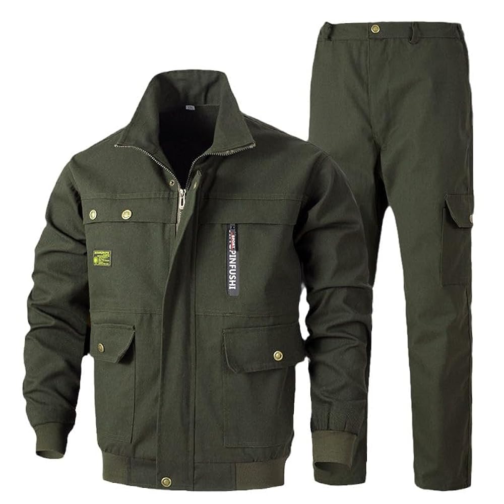 ☆196 ③国鉄浜松工場内 浜松交通機械（株）作業着 長袖 上下セット