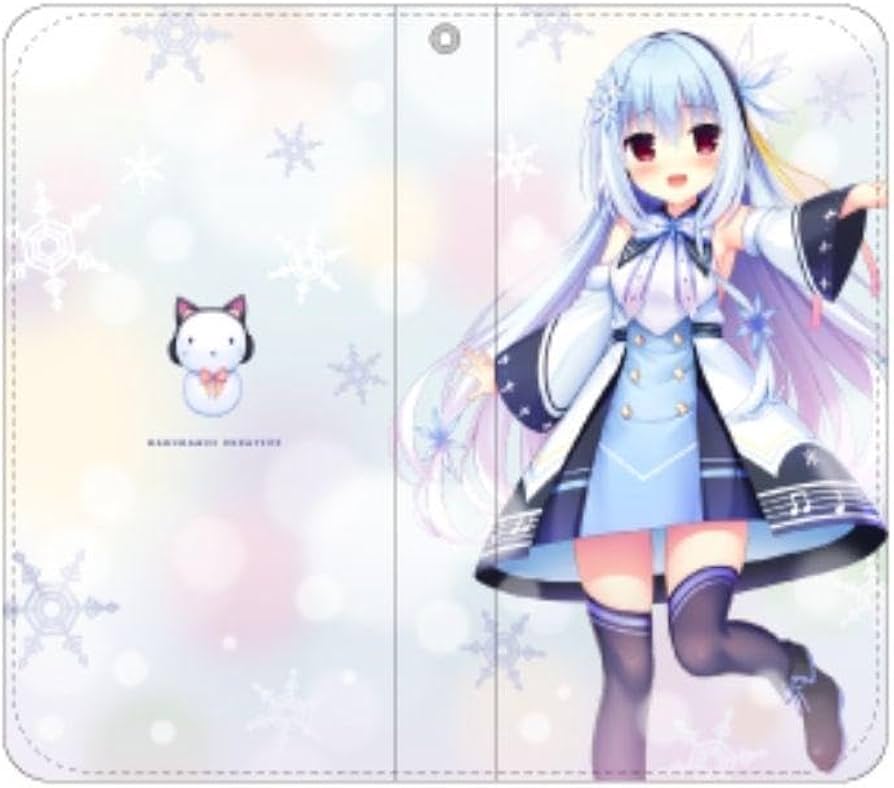 Amazon.co.jp: 雪景シキ 錦あすみ 手帳型スマホカバー スマホケース