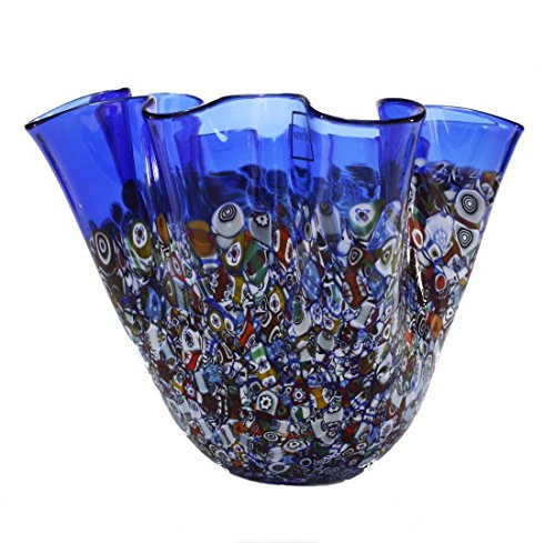 ベネチアガラス OMGバットゥ‐ト BATTUTO 技法 吹き花瓶 【公式通販】