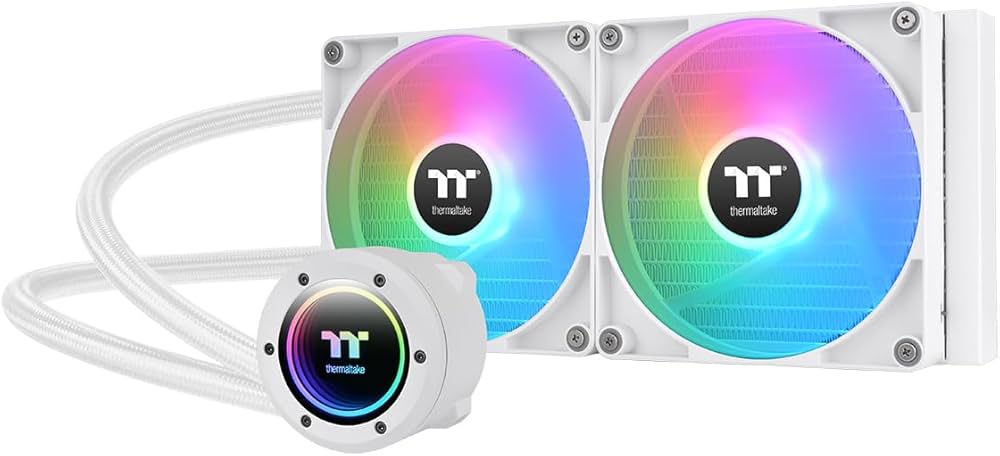 Amazon.com: Thermaltake TH280 V2 ARGB Sync/AlO Liquid Cooler/Fan