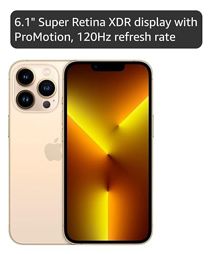 Amazon.com: Apple iPhone 13 Pro, 256GB, Gold - Unlocked (Renewed