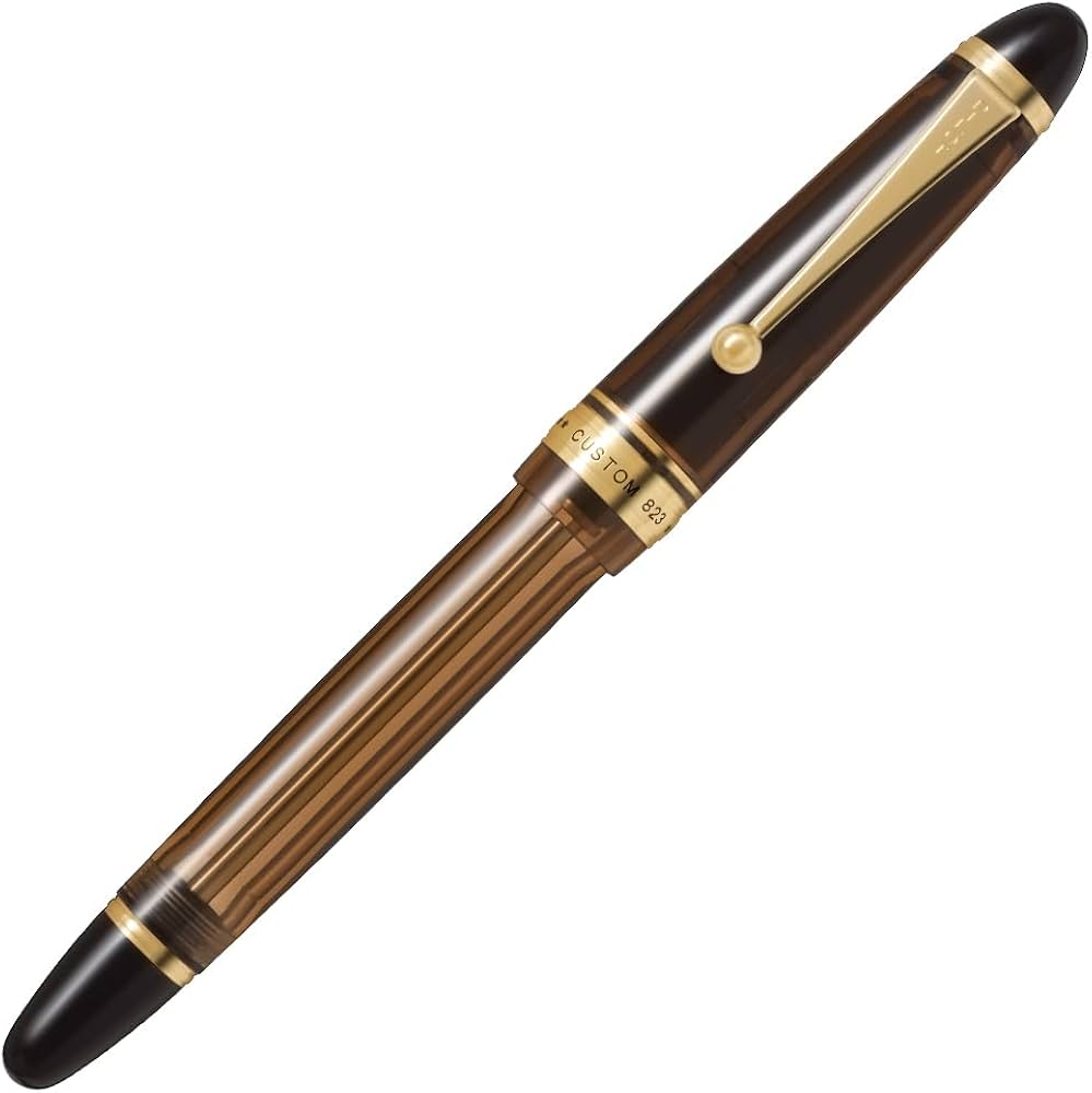 Amazon | PILOT 万年筆 マンネンヒツ カスタム823(Pシキ) BN F