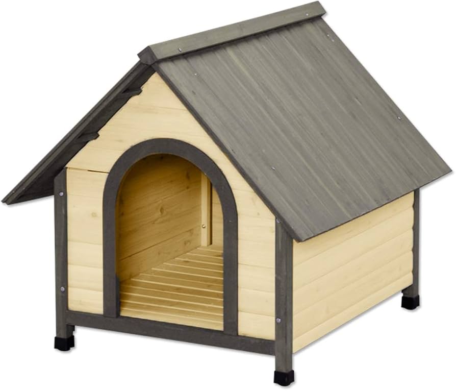 Amazon | アイリスオーヤマ ウッディ犬舎 WDK-900 ブラウン | アイリス