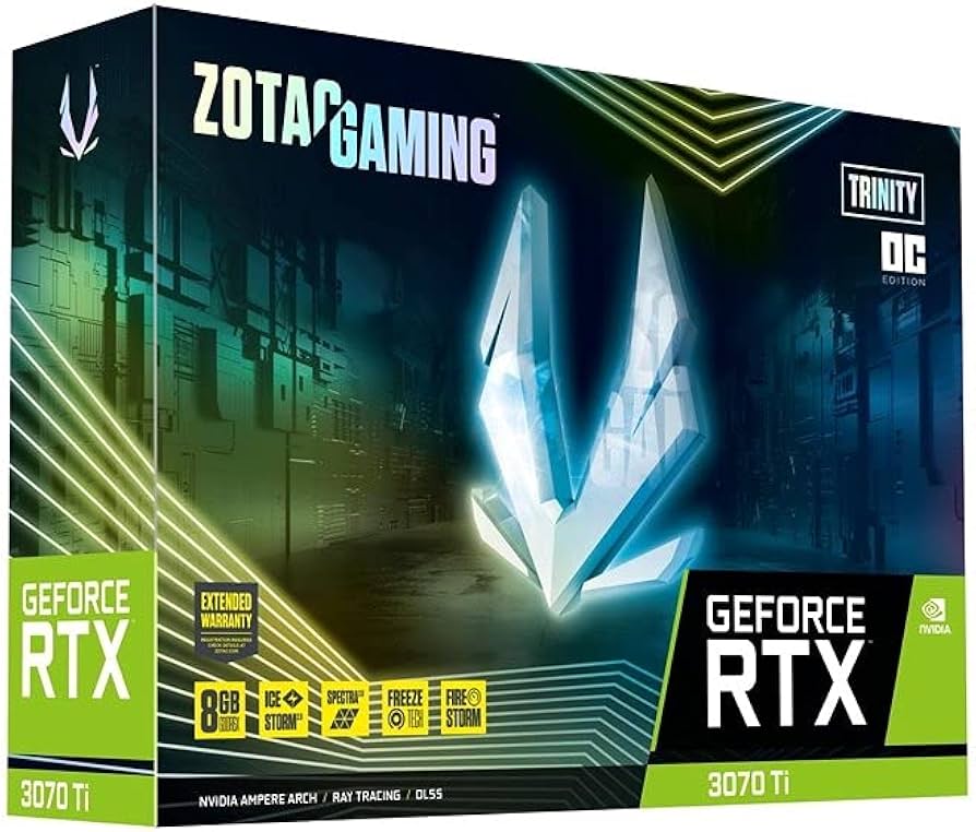 Amazon.com: ZOTAC Gaming GeForce RTX™ 3070 Ti Trinity OC 8GB
