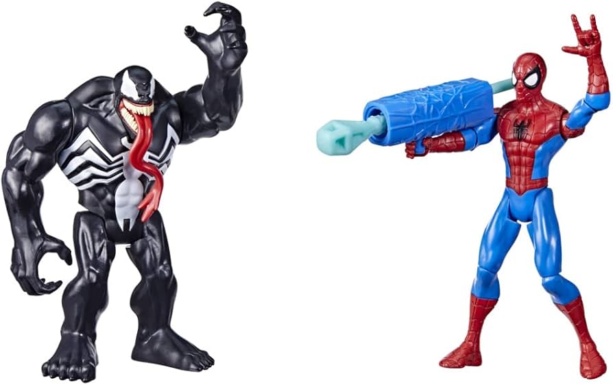 Amazon.com: Spider-Man Marvel Vs Venom Battle Packs, 6-Inch-Scale