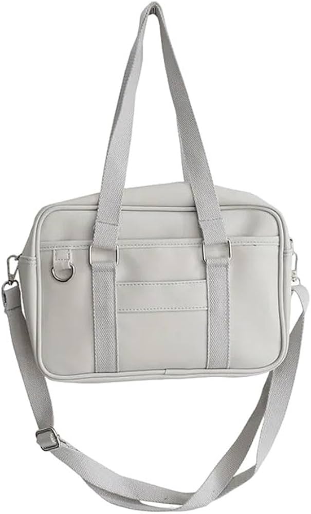 Amazon.co.jp: スクールバッグ PU合皮 レディース 大容量 軽量