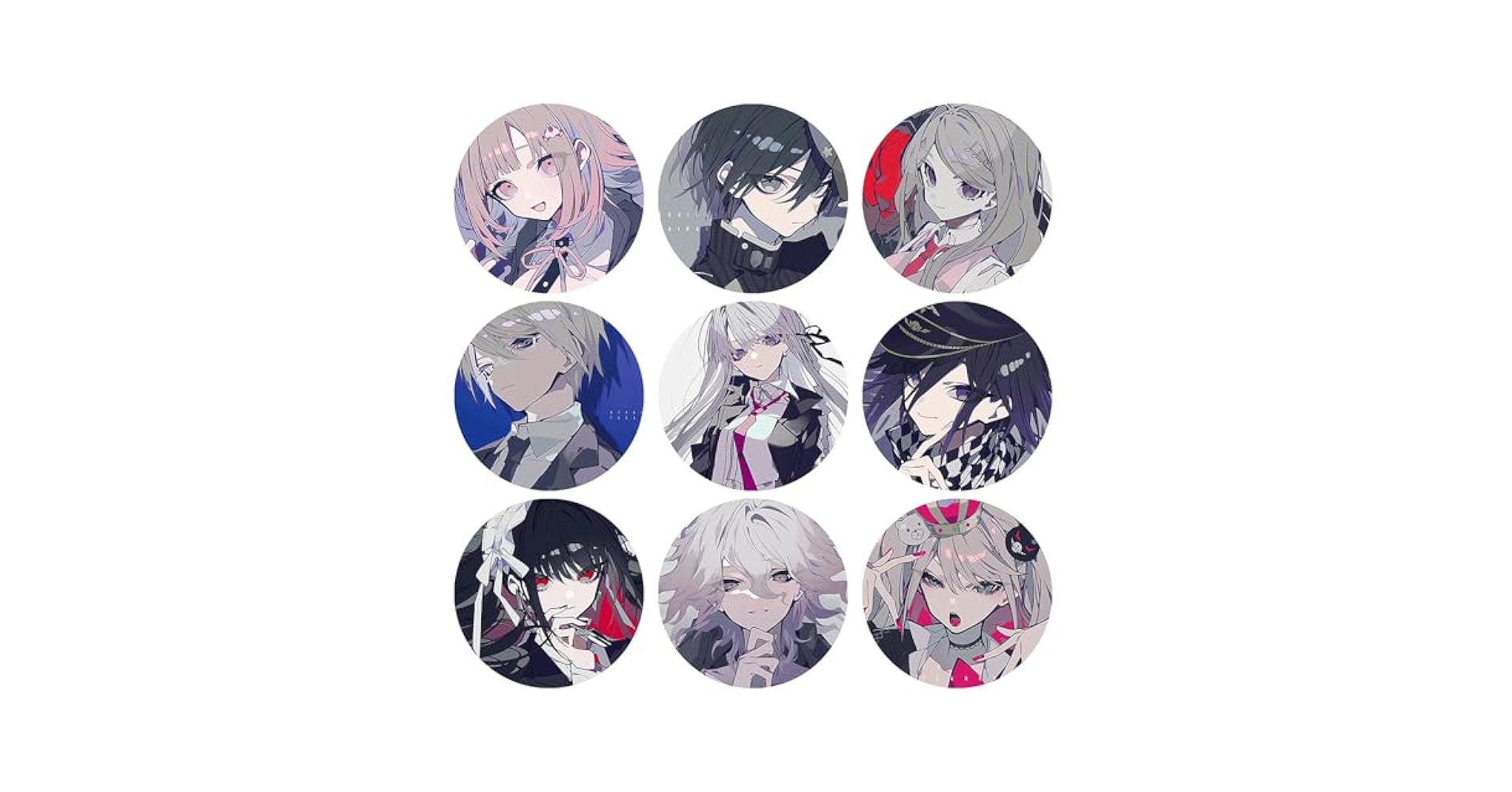 ニューダンガンロンパV3 ぷくっとバッジコレクション 最原終一 赤松楓