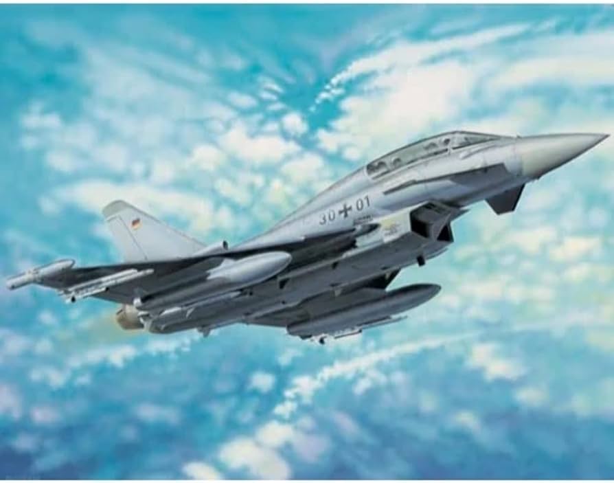 Amazon.com: Trumpeter EF-2000B Eurofighter Typhoon Model Kit