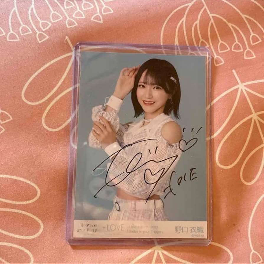 イコラブ 野口衣織 直筆 生写真 まとめ売り 直筆コンプ イコラブ 野口